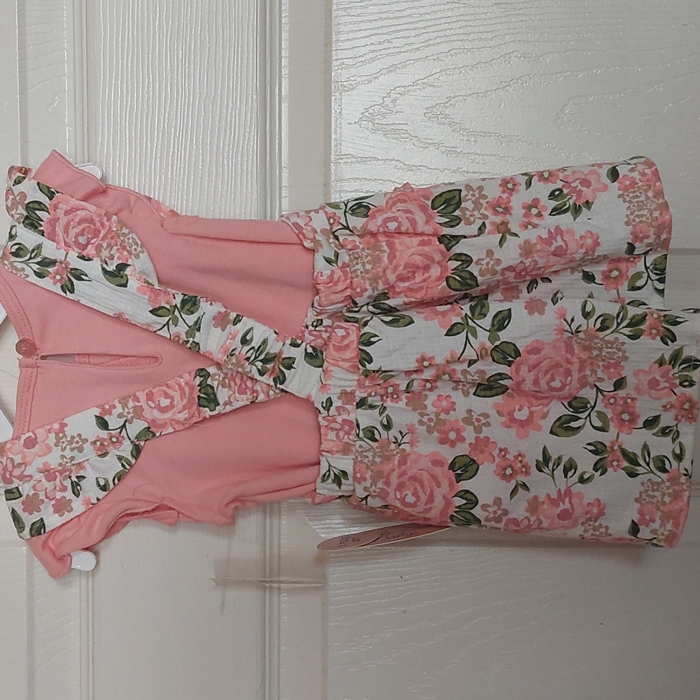 Little Lass Baby Dress 2 Piece Set - Picture 2 of 6